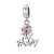 NINGAN I Love My Family Dangle Charm 925 Sterling Silver Pendant Fits European Charm Bracelets and Necklaces