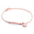 Lovely Mini Personalized Name Bar  and  Initial Bracelet   16k Gold Rose Gold White Gold Plated