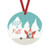 Rock N Roll Santa Aluminum Ornament