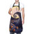 FUNINDIY The Nightmare Before Christmas Adjustable Bib Apron Waterdrop Resistant Cooking Kitchen Aprons with 2 Pockets and Extra Long Ties for Women Men
