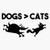 Leyland Designs Dogs are Better Than Cats Sticker Outdoor Rated Vinyl Sticker Decal for Windows Bumpers Laptops or Crafts 5 inch