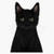 Leyland Designs Black Cat Sticker Outdoor Rated Vinyl Sticker Decal for Windows Bumpers Laptops or Crafts 5 inch