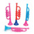 Kids Plastic Trumpets (1 dz)