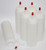 Claris Cove 8 Ounce Plastic Condiment Squeeze Squirt Bottles Red Tip Caps for Ketchup Mustard Mayo Sauces Frosting Icing  and  Arts and Craft Projects - 6 Pack