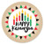 Big Dot of Happiness Happy Kwanzaa - African Heritage Holiday Party Circle Sticker Labels - 24 Count