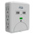 KMC 6-Outlet Wall Mount Surge Protector with 2 USB Charging Ports (2.1 AMP), 2-Pack