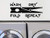 Story of Home LLC Wash Dry Fold Repeat Laundry Room Decal Clothespin Laundry Vinyl Wall Decal