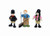 Budkins Equestrian Figure Set