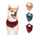 Pet Dog Bandanas Plaid Handkerchiefs Triangle Bibs Scarf Washable Adjustable Accessories for Small and Medium Dog 3pcs -Mult plaid3 Small-