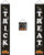Halloween Outdoor Decoration Trick or Treat Banner for Front Door Display