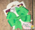 Solid Neon Green Pinwheel Hair Bow 3 inch MADE IN USA