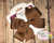 Solid Turftan Brown Pinwheel Hair Bow 3 inch MADE IN USA