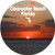 U.S. Custom Stickers Clearwater Beach Sunset Circle Sticker 6 inch