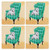 CoasterStone Absorbent Coasters (Set of 4), Westie Dog, 4-1/4"