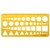 YOUSIKE Circles Squares Ruler Stencil Triangle Template Stencil Architecture Building Drawing Template Graphics Drawing Math Measuring Tools