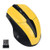 Calvas New 1pc 2000DPI Yellow Wireless Mouse With USB Receiver Optical Wireless Mouse Ergonomic For Laptop PC Computer fe8