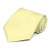 TieMart Solid Color Necktie -Light Yellow-