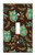 Art Plates brand - Single Gang Toggle Switch/Wall Plate - Brown Owls