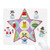 Circle mas Tree Green Illustration mas Snowman Family Star Mouse Pad