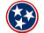 JR Studio 4x4 inch Round RED Tennessee 3 Stars Sticker - tn Nashville Flag Tenn Circle New Vinyl Decal Sticker Car Waterproof Car Decal Bumper Sticker