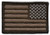 Coyote Brown USA Flag 2x3 Patch - Reverse