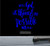 With God all things are possible Vinyl Decal Sticker -BLUE-