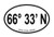 Slap-Art Arctic Circle Alaska Oval Vinyl Decal Sticker