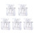 WINOMO Bee Queen Catcher Plastic Queen Bee Cage Clips Beekeeping Tools 5pcs -Transparent-