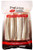 Doglicious 4 Pack of Natural Rawhide Roll Dog Treats 8 Inch Made with Real U.S.A. Natural Beef Hide