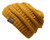 C.C Womens Thick Soft Knit Beanie Cap Hat Mustard