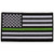 Subdued Green Stripe American Flag Patch - 3.5x2 inch. Embroidered Iron on Patch