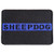 Thin Blue Line Sheepdog Patch - 3.5x2.4 inch. Embroidered Iron on Patch