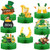 8 St.Patricks Day Honeycomb Centerpieces Saint Paddys Day 3D Table Decorations Shamrock Leprechaun Horseshoe Pot of Gold Table Toppers for Saint Patrick Party Accessory Photo Props Supplies