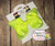 Solid Ansi Yellow -Neon- Boutique Hair Bow 4 inch MADE IN USA