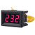 Voltage Meter Compact Digital 0.36inch 3-Digit LED Display Voltmeter AC Voltage Meter Panel -70-380V-