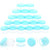ZEJIA 5 Gram Cosmetic Containers 25pcs Sample Jars Tiny Makeup Sample Containers with lids-Green-