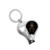 Pattern Geometry Circle Totem Fingernail Clipper Cutter Opener Key Chain Scissor