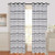 Bedford Home Arla Grommet Single Curtain Panel, 108-Inch, Lite/Dark Grey