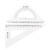 uxcell Plastic 30/60 45 Degree Triangle Rulers Protractor Drawing Set 2 Pcs