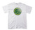 North Dakota State Bison 100-Percent Pre-Shrunk Vintage Circle College Short Sleeve Tee Medium White