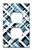 Art Plates OVER SIZED Outlet Cover/OVERSIZE Outlet Switch Plate - Blue Black  and  White Triangles