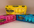Peeps Marshmallow Easter Chicks Candy Pink Blue Yellow 3 Packs 5 Chicks Per Pack -15 Total- Gluten Free  and  Fat Free