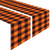 36 Pieces Small Clear Plastic Beads Storage Containers Box with Hinged Lid Storage Case of Small Items Crafts Jewelry Hardware -Orange and Black-