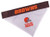 NFL DOG BANDANA - CLEVELAND BROWNS REVERSIBLE PET BANDANA. 2 Sided Sports Bandana with a PREMIUM Embroidery TEAM LOGO Large/X-Large. - 2 Sizes  and  32 NFL Teams available NFL DOG BANDANA - CLEVELAND BROWNS REVERSIBLE PET BANDANA. 2 Sided Sports Bandana with a PREMIUM Embroidery TEAM LOGO Large/X-Large. - 2 Sizes  and  32 NFL Teams available