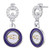 NFL Baltimore Ravens Circle Post Earrings