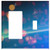 Rocker/GFCI Toggle Combination Wall Plate Cover - Bokeh Background Light Abstract Circle Points