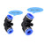 JJDD 20pcs Elbow Air Tool Fittings Air Piping 6mm 8mm Push Connectors Plastic Elbow Connect Union Push Tube 90 Degree Elbow Quick Connect Fittings Pneumatic Connectors Air Line Fittings Push Lock