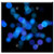 Double Blank Wall Plate Cover - Bokeh Blue Background Light Circle Points