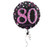 Anagram 18 Inch Circle Foil Balloon - Pink Celebration 80