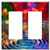 Switch Plate Double Rocker/GFCI - Bokeh Background Abstract Circle Points 2